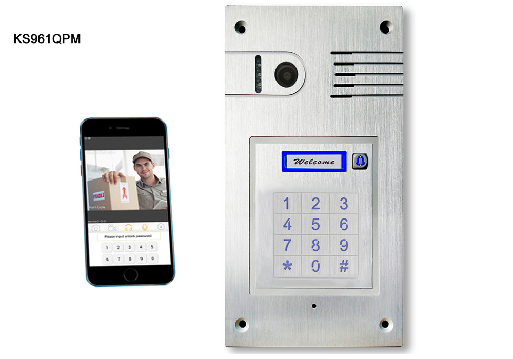 Stand Alone WiFi Intercom With Built-in Keypad